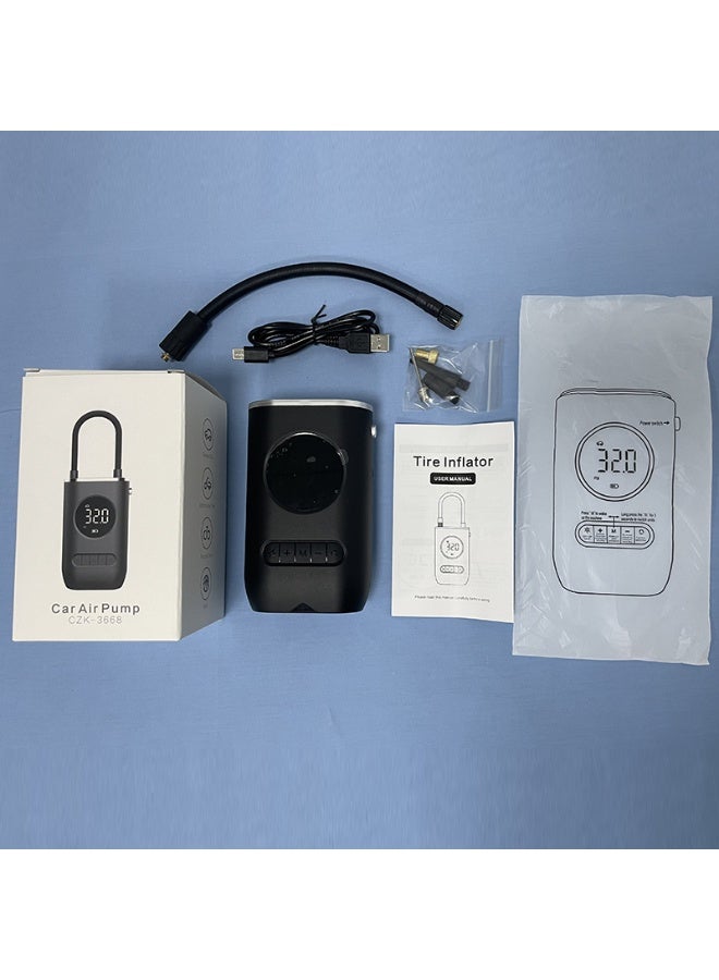 زيسكوير ضاغط هواء محمول عالي الطاقة لإطارات السيارات والدراجات النارية والهوائية - مضخة هواء رقمية ذكية - Image 3